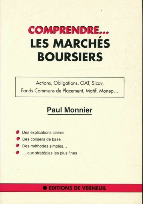Livrenpoche : Comprendre les marchés boursiers - Paul Monnier - Livre
