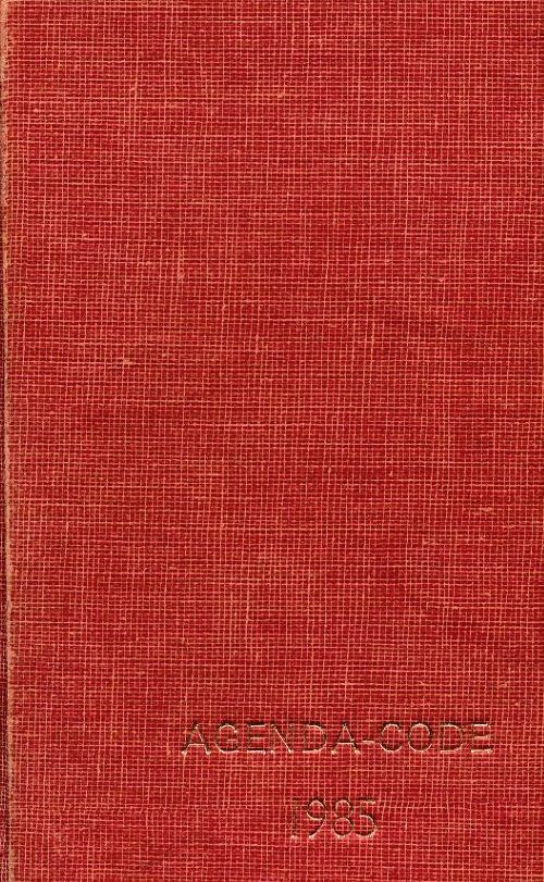 Livrenpoche : Agenda-code 1985 - Collectif - Livre