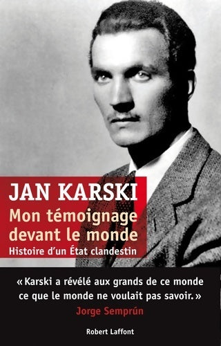 Livrenpoche : Mon témoignage devant le monde - Jan Karski - Livre