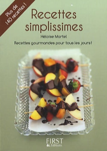 Livrenpoche : Recettes simplissimes - Héloïse Martel - Livre