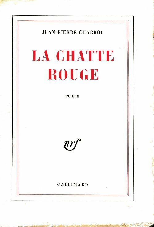 Livrenpoche : La chatte rouge - Jean-Pierre Chabrol - Livre