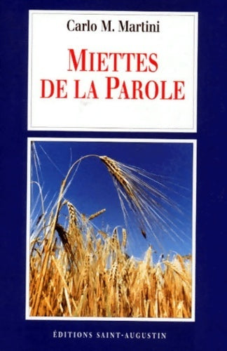 Livrenpoche : Miettes de la parole - Carlo Maria Martini - Livre