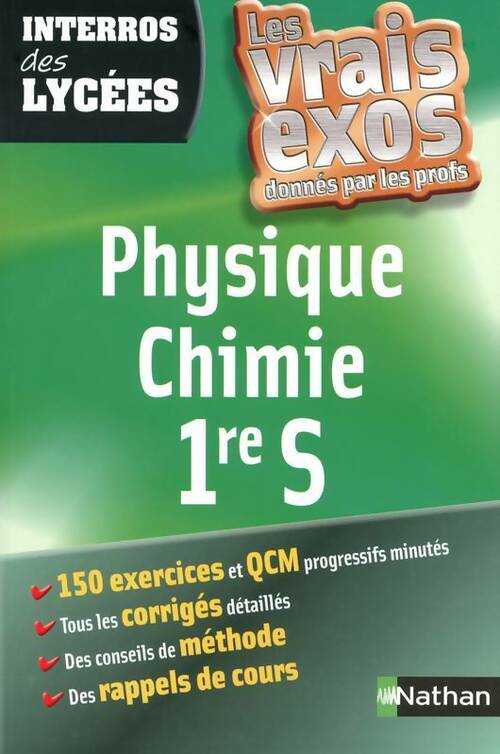 Livrenpoche : Physique-chimie 1ère S - Cyriaque Cholet - Livre