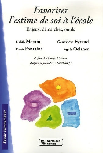 Livrenpoche : Favoriser l'estime de soi à l'école - Dalith Meram - Livre