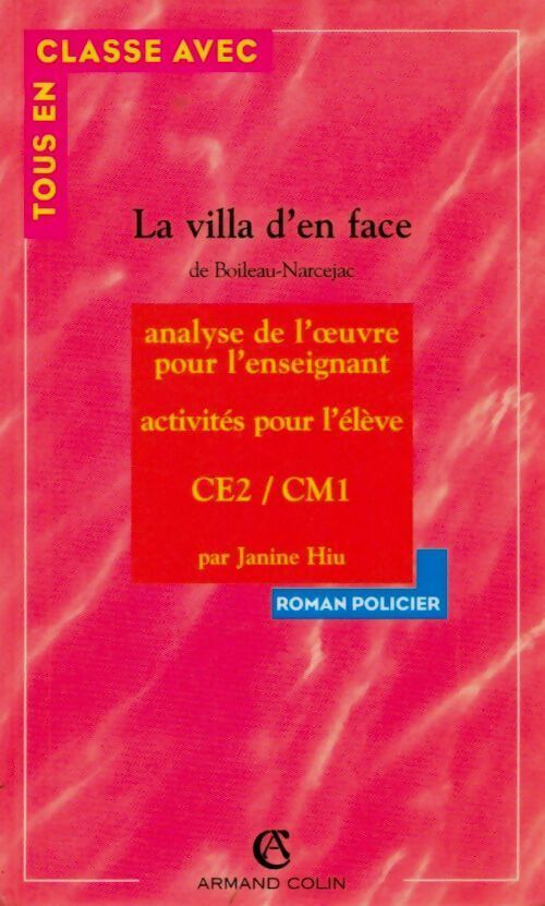 Livrenpoche : La Villa d'en face de Boileau-Narcejax - Janine Hiu - Livre