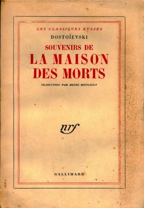Livrenpoche : Souvenirs de la maison des morts - Fedor Dostoïevski - Livre
