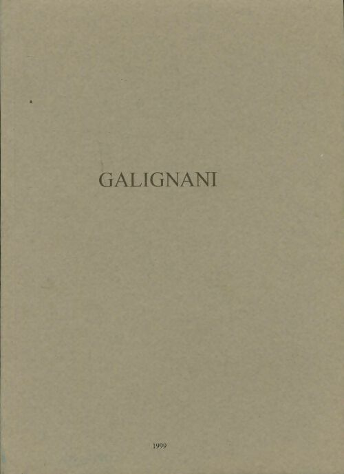 Livrenpoche : Galignani - Diana Cooper-Richet - Livre