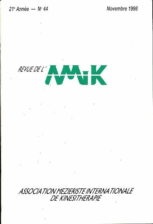 Livrenpoche : Revue de l'AMIK n°44 - Collectif - Livre
