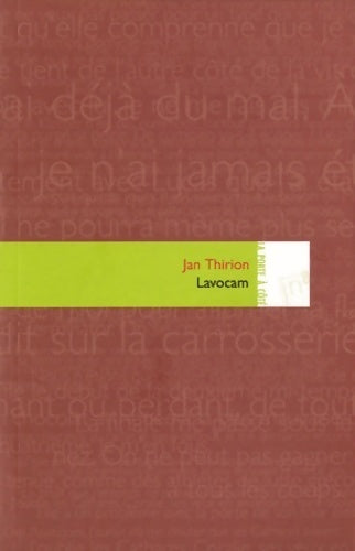 Livrenpoche : Lavocam - Jan Thirion - Livre