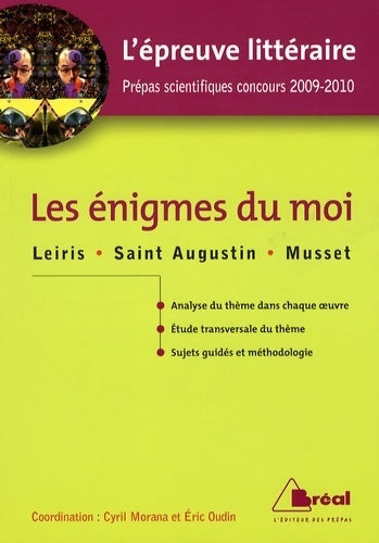 Livrenpoche : Les énigmes du moi. Leiris ; Saint Augustin ; Musset - Collectif - Livre