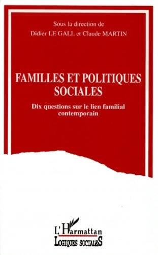 Livrenpoche : Familles et politiques sociales - Collectif - Livre
