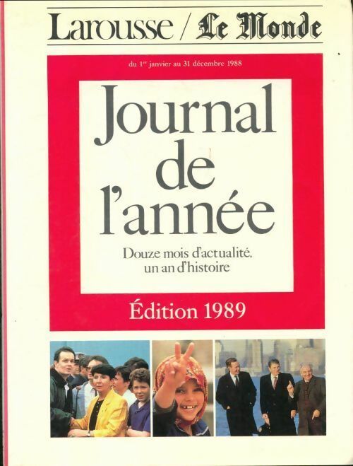Livrenpoche : Journal de l'année 1989 - Collectif - Livre