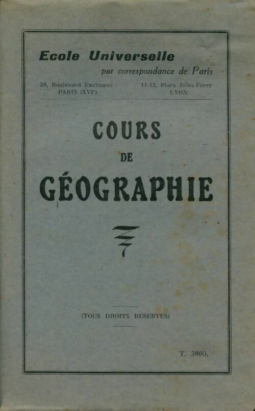Livrenpoche : Cours de géographie première - Collectif - Livre
