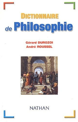Livrenpoche : Dictionnaire de philosophie - Gérard Durozoi - Livre