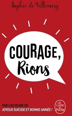 Courage, rions - Sophie De Villenoisy - Livre