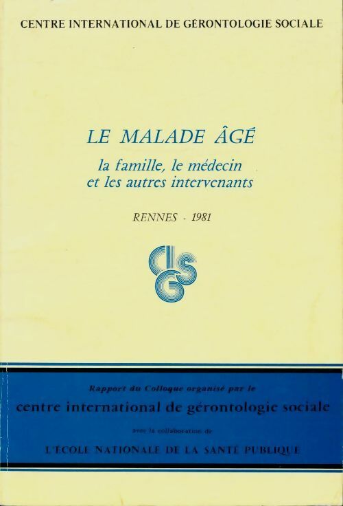 Livrenpoche : Le malade âgé - Collectif - Livre