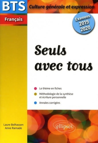 Livrenpoche : Culture générale et expression - seuls avec tous - examens 2019 et 2020 - Collectif - Livre