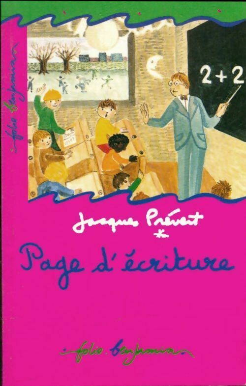 Livrenpoche : Page d'écriture - Jacques Prévert - Livre