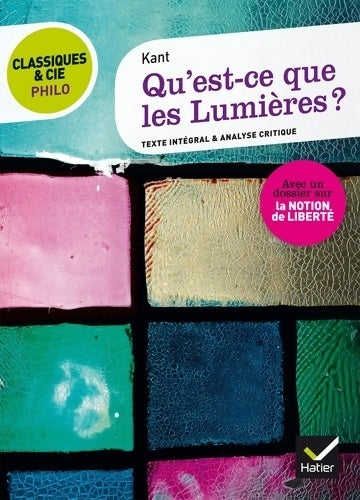 Livrenpoche : Qu'est-ce que les Lumières ? - Emmanuel Kant - Livre