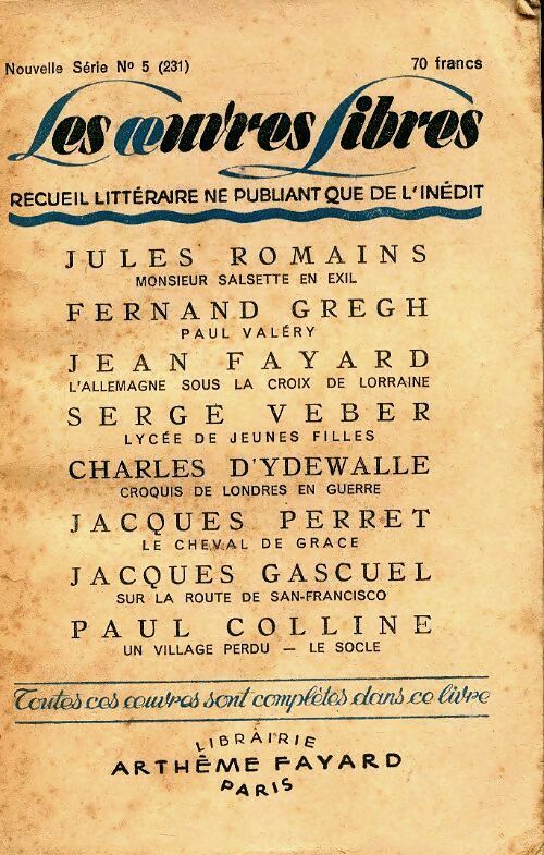 Livrenpoche : Les oeuvres libres n°231 - Collectif - Livre