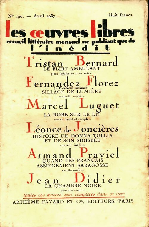 Livrenpoche : Les oeuvres libres n°190 - Collectif - Livre