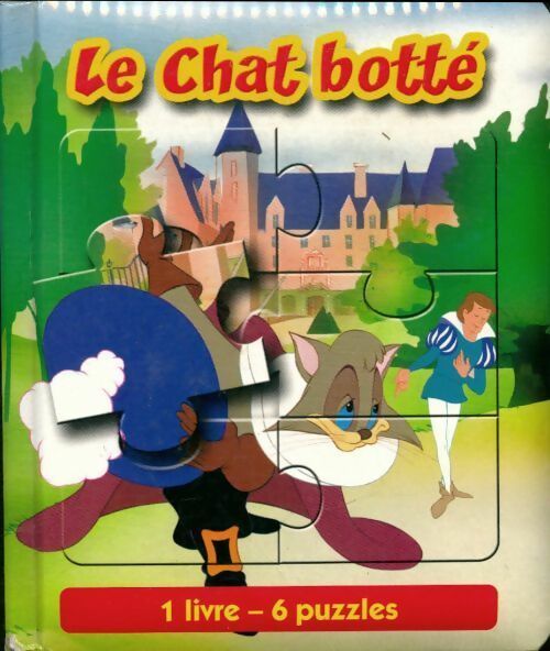 Livrenpoche : Le chat botté 1 livre 6 puzzles - Collectif - Livre