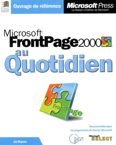 Livrenpoche : Microsoft Frontpage 2000 au quotidien - Jim Buyens - Livre