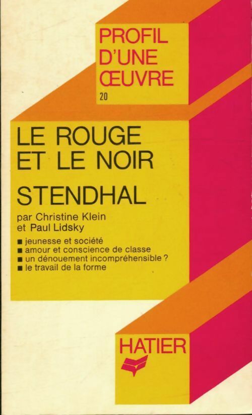 Livrenpoche : Le rouge et le noir - Stendhal - Livre