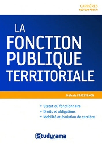 Livrenpoche : La fonction publique territoriale - Mélanie Fraissenon - Livre