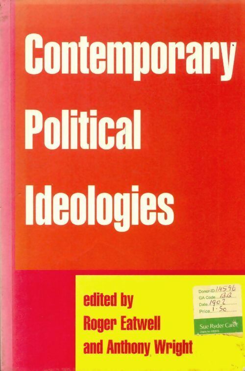 Livrenpoche : Contemporary political ideologies - Roger Eatwell - Livre