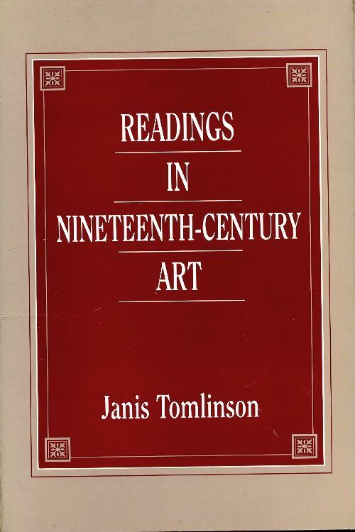 Livrenpoche : Readings in nineteenth-century art - Janis Tomlinson - Livre