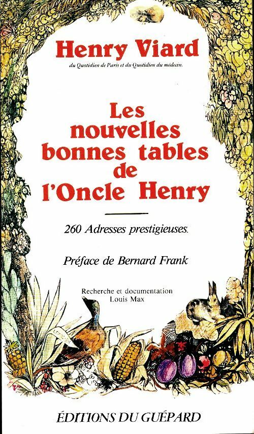 Les nouvelles tables de l'oncle henry - Henry Viard - Livre