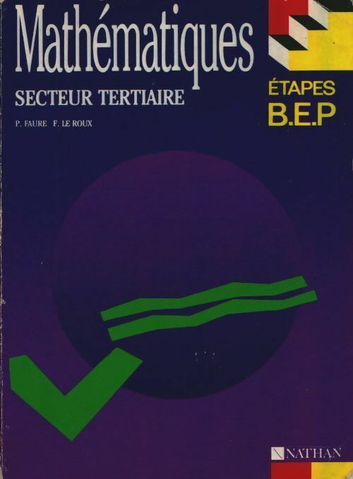 Livrenpoche : Mathématiques Secteur tertiaire - Edgar Faure - Livre