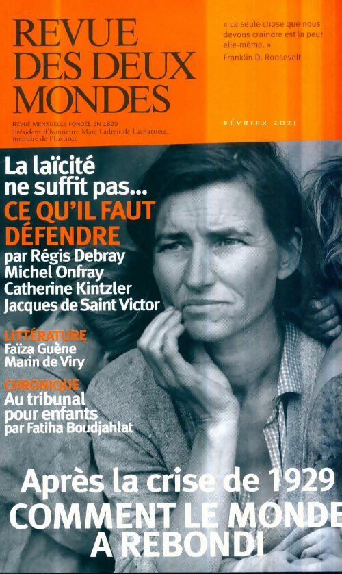 Livrenpoche : Revue des deux mondes février 2021 - Collectif - Livre