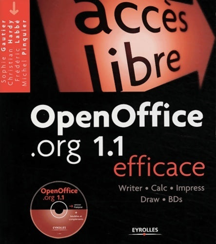 Livrenpoche : Openoffice.org 1.1 efficace - Sophie Gautier - Livre