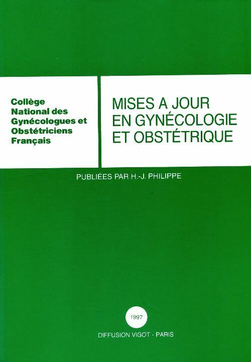 Livrenpoche : Mise à jour en gynécologie et obstétrique 1997 - Collectif - Livre