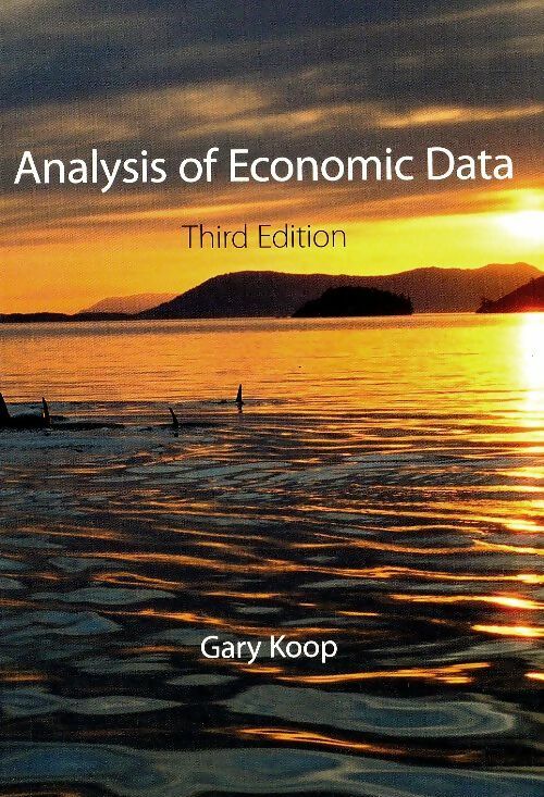 Livrenpoche : Analysis of economic data - Gary Koop - Livre