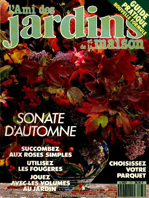 Livrenpoche : L'ami des jardins et de la maison n°777 : Sonate d'automne - Collectif - Livre