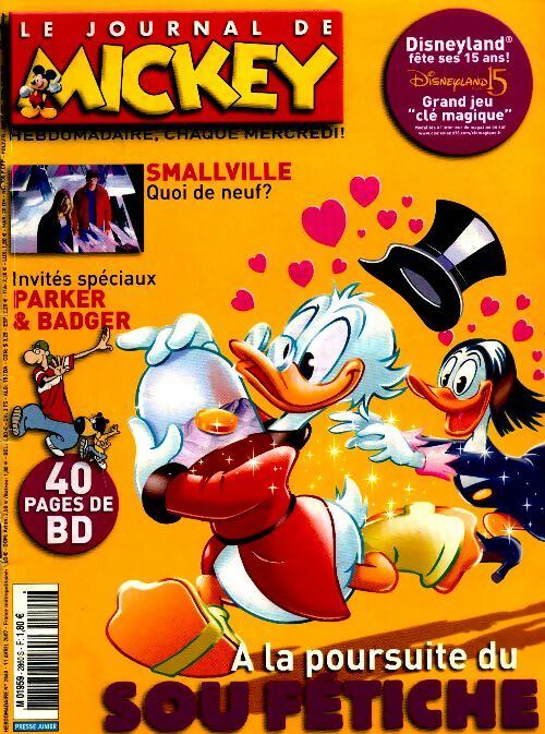 Livrenpoche : Le journal de Mickey n°2860 : A la poursuite du sou fétiche - Collectif - Livre