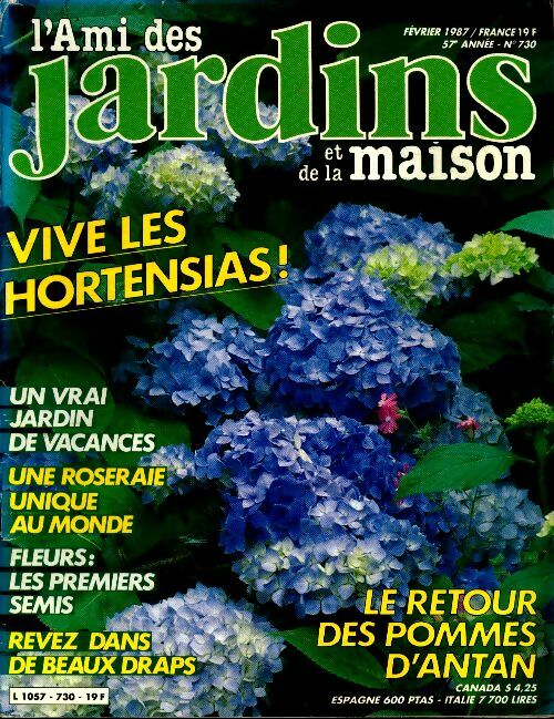 Livrenpoche : L'ami des jardins et de la maison n°730 : Vive les hortensias ! - Collectif - Livre