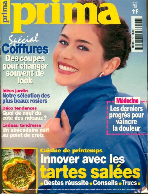 Livrenpoche : Prima n°174 : Cuisine de printemps : innover avec les tartes salées - Collectif - Livre