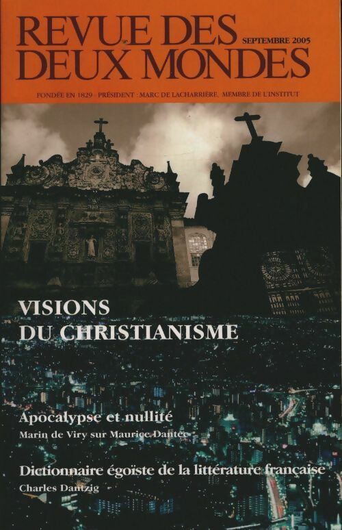 Livrenpoche : Revue des deux mondes septembre 2005 - Collectif - Livre