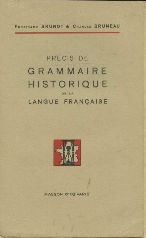 Livrenpoche : Précis de grammaire historique de la langue française - Ferdinand Brunot - Livre