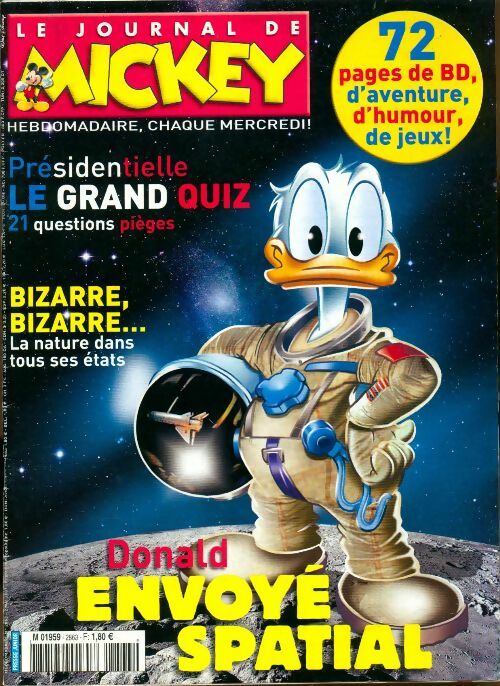 Livrenpoche : Le journal de Mickey n°2863 : Donald, envoyé spatial - Collectif - Livre