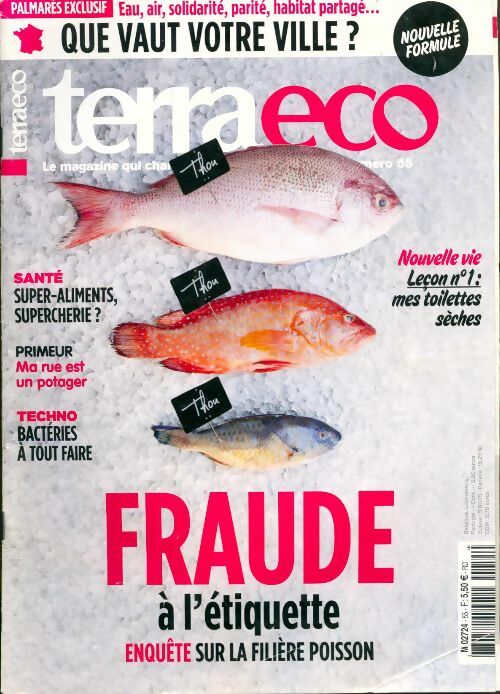 Livrenpoche : Terraeco n°55 : Enquête sur la filière poisson - Collectif - Livre