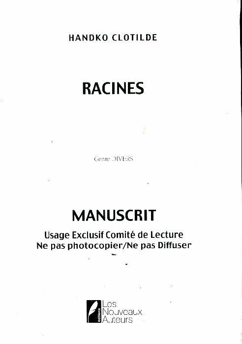 Livrenpoche : Racines - Clotilde Handko - Livre
