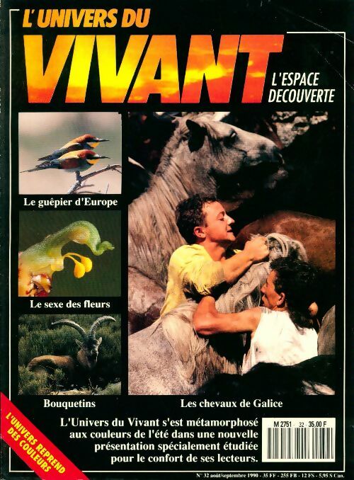 Livrenpoche : L'univers du vivant n°32 : Les chevaux de Galice - Collectif - Livre