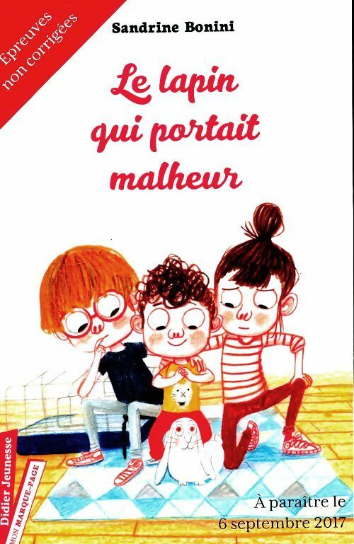 Livrenpoche : Le lapin qui portait malheur - Sandrine Bonini - Livre