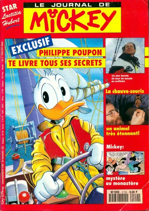 Livrenpoche : Le journal de Mickey n°2109 : Philippe Poupon te livre tous ses secrets - Collectif - Livre