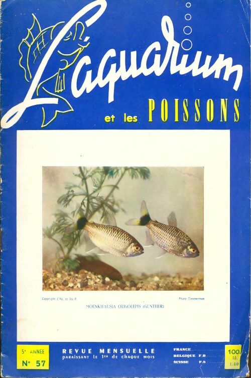 Livrenpoche : L'aquarium et les poissons n°57 5ème année - Collectif - Livre